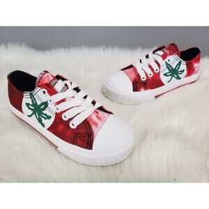 NEW Ohio State Buckeyes FOCO Youth Sneakers Shoes Size 11 / 12 -‎ Kids Boy Girl